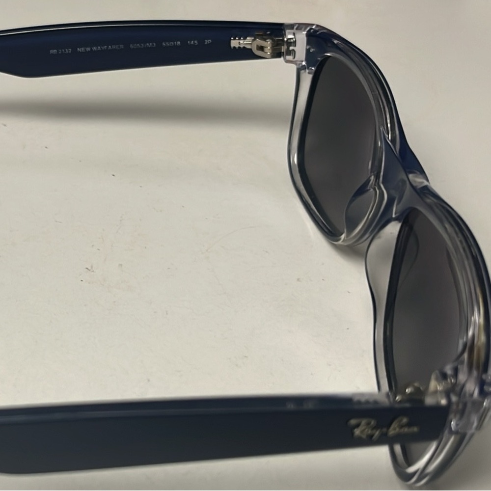Ray-Ban Blue and Clear Sunglasses